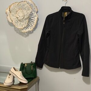 Lole small zip up black jacket